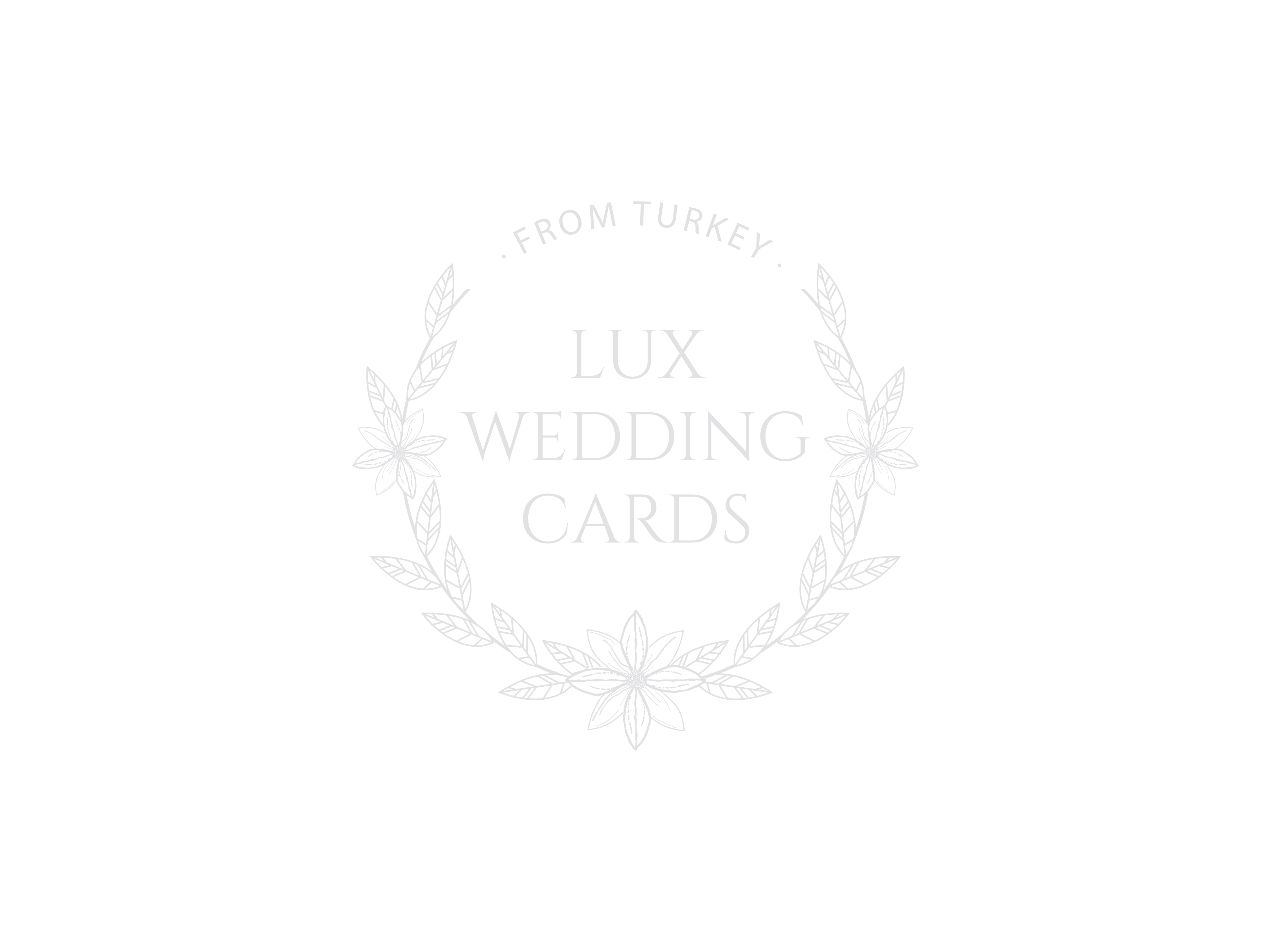 LUX WEDDING CARDS